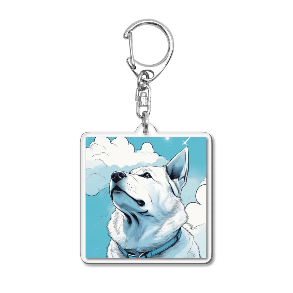 宗乙商店の我思う、我は秋田犬。 Acrylic Key Chain