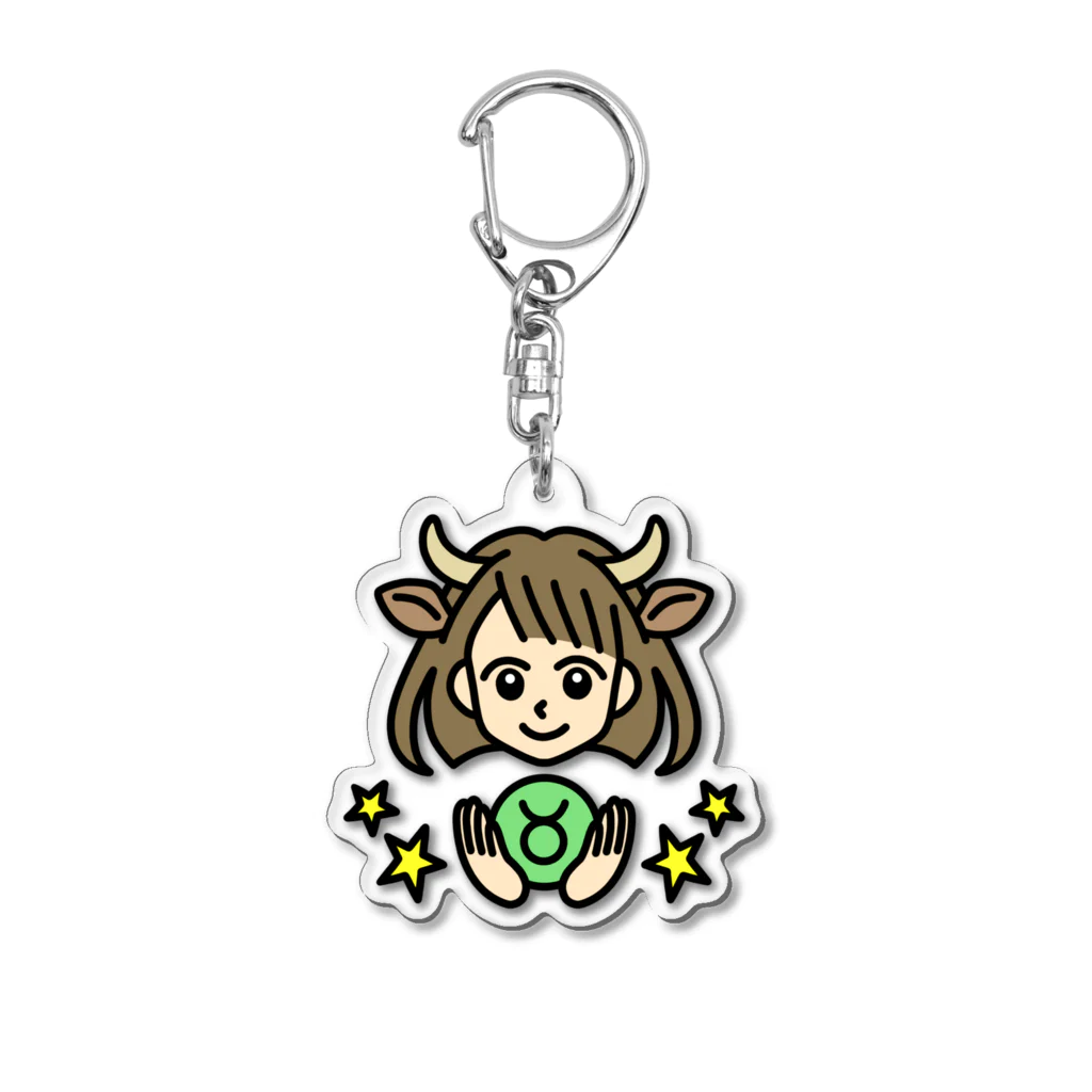 Yukarinaの星座ショップのおうし座♉ Acrylic Key Chain