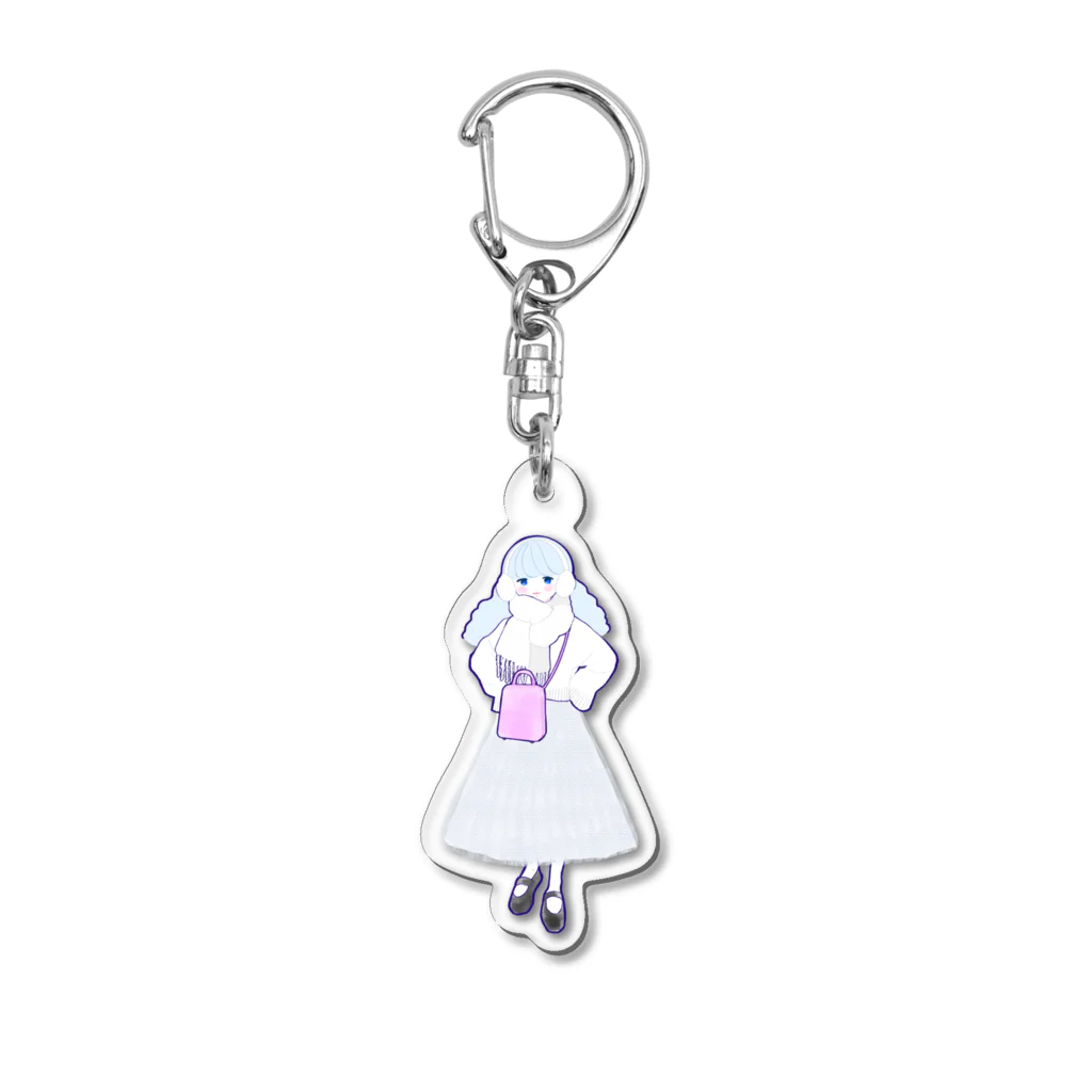 aigamoの#1 Clear Winter Acrylic Key Chain