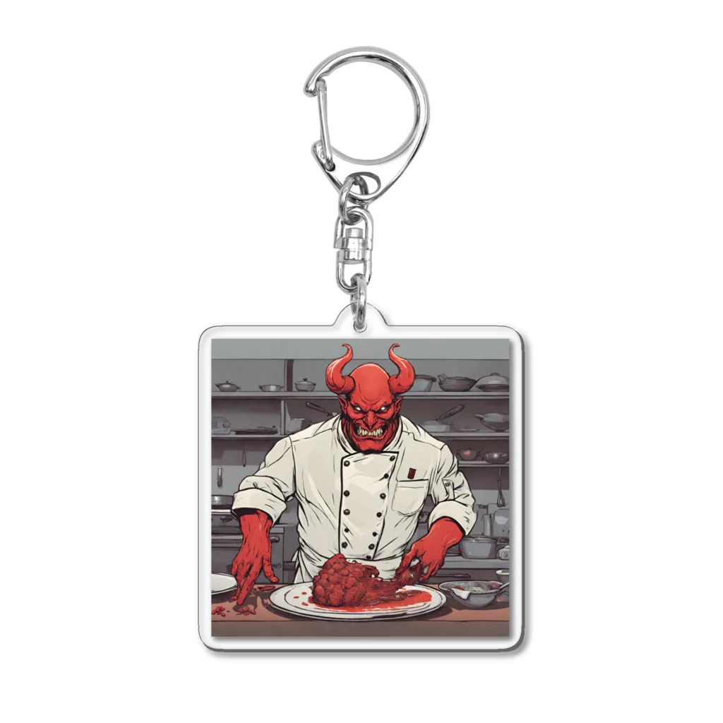 d-design-labのdevil's cookingグッズ Acrylic Key Chain