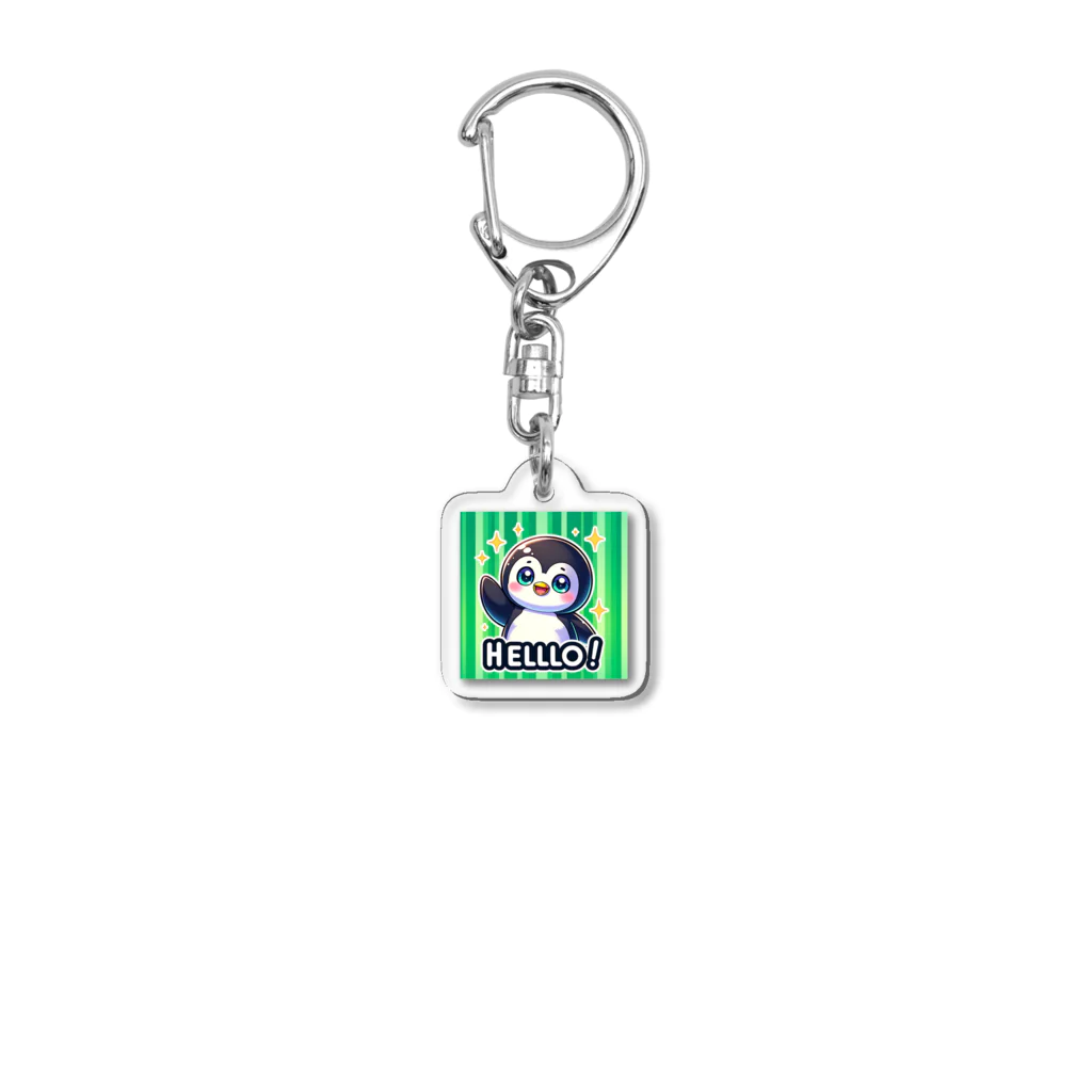 kaeruko0304mamaのハローペンギン Acrylic Key Chain