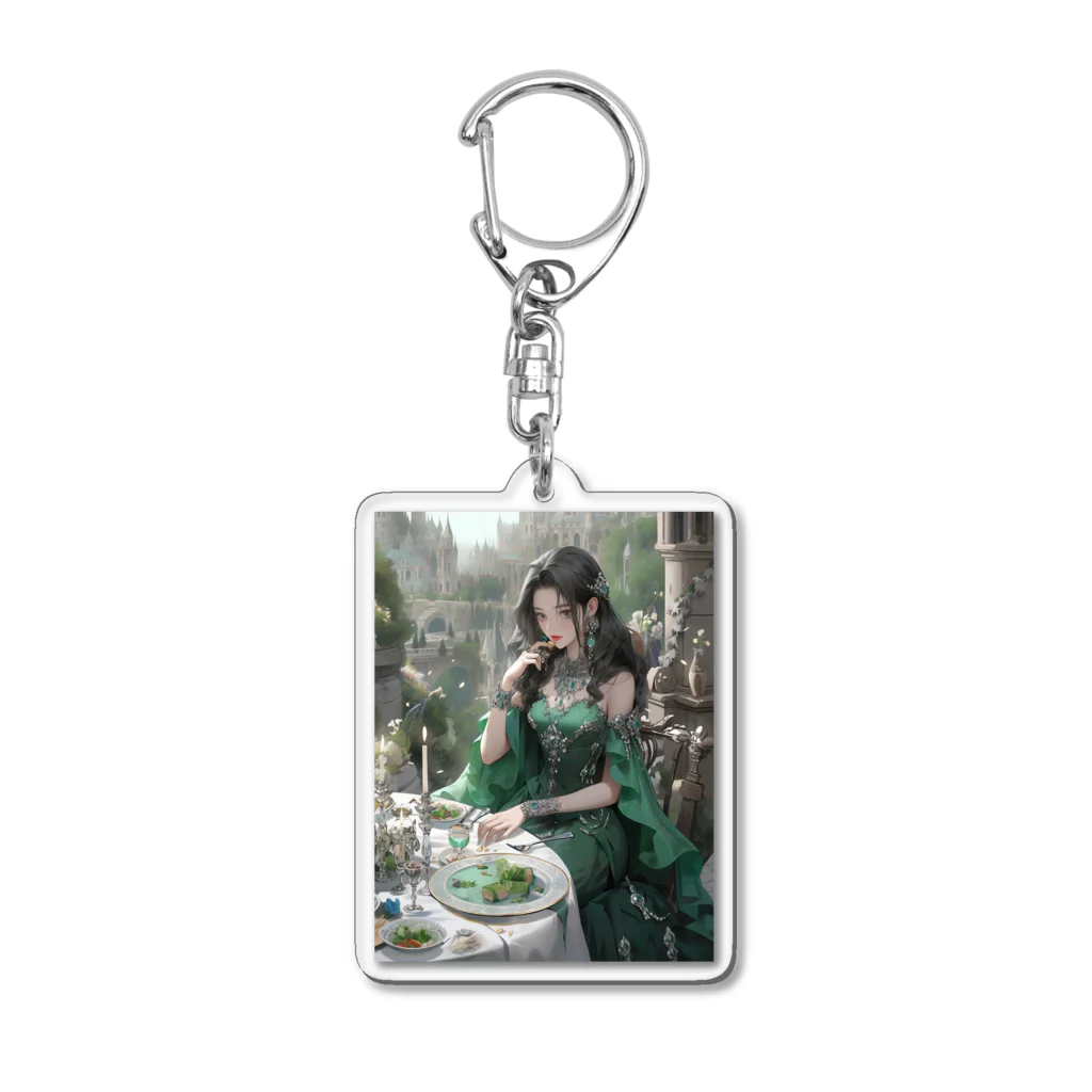 AQUAMETAVERSEの豪華客船でディナー　sanae 2074 Acrylic Key Chain