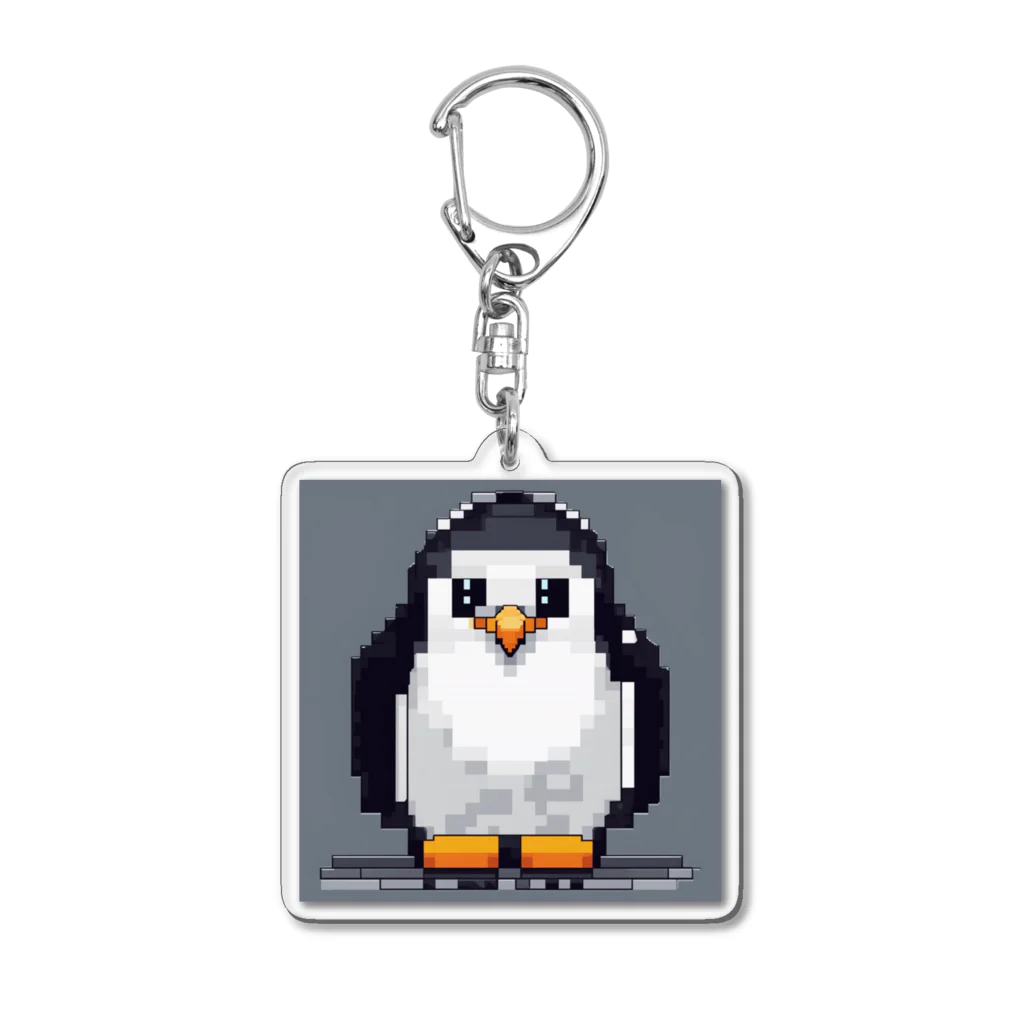 hakusyuuの優しい眼差しペンギン Acrylic Key Chain