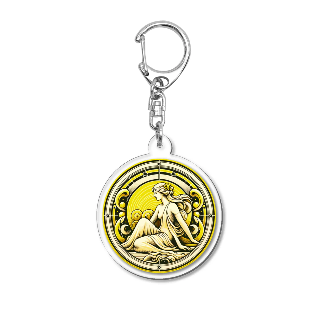 StarColorWaveの【五黄土星】guardian series “Virgo“ Acrylic Key Chain