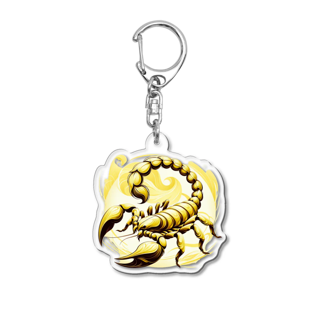 StarColorWaveの【五黄土星】guardian series “Scorpio“ Acrylic Key Chain