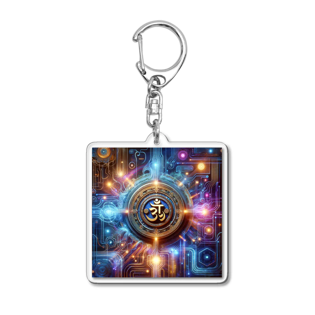 itohmaの梵字＋AI Acrylic Key Chain