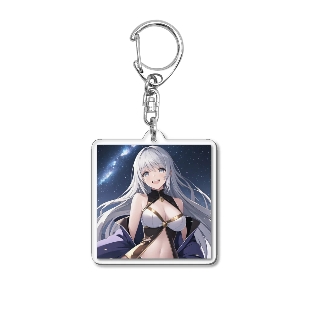 tune1014の美少女 Acrylic Key Chain