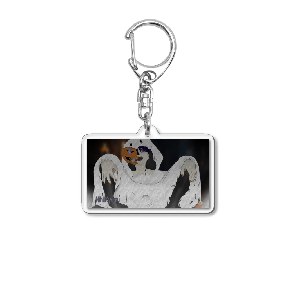 Nihil＝虚無のハロウィンの時描いた奴 Acrylic Key Chain