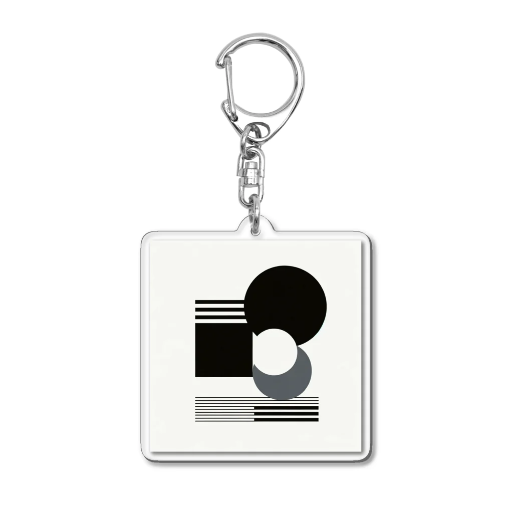 masaのミニマルなデザインと共鳴 Acrylic Key Chain