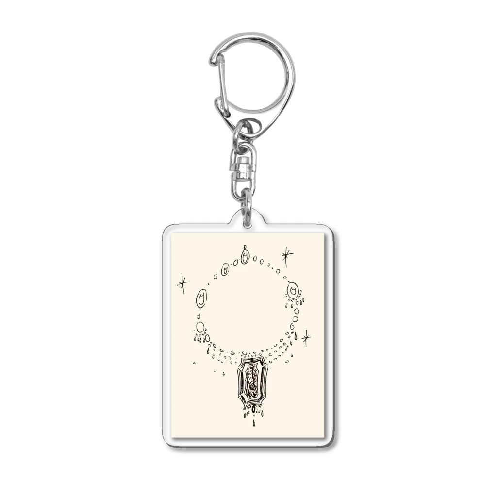 mermaidandwhitehorseのジュエリーシリーズ 01 Acrylic Key Chain