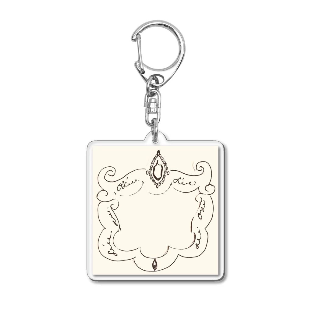 mermaidandwhitehorseのイラストレーション05 Acrylic Key Chain