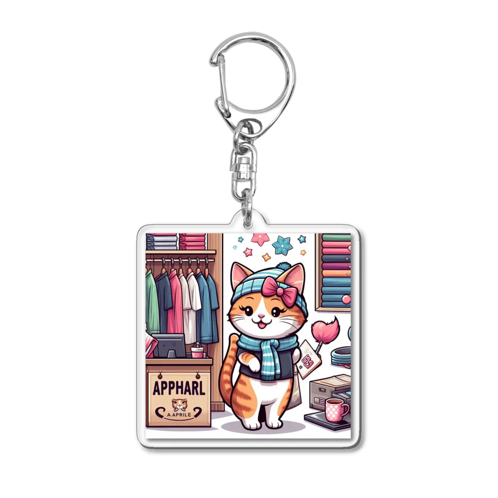 117hibikiのねこ🐾 Acrylic Key Chain