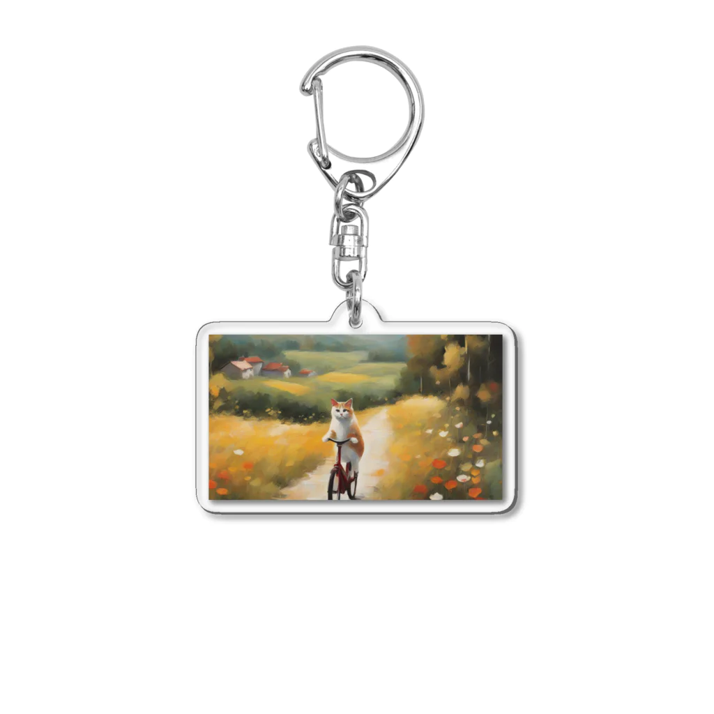 THE NOBLE LIGHTの花畑 Acrylic Key Chain