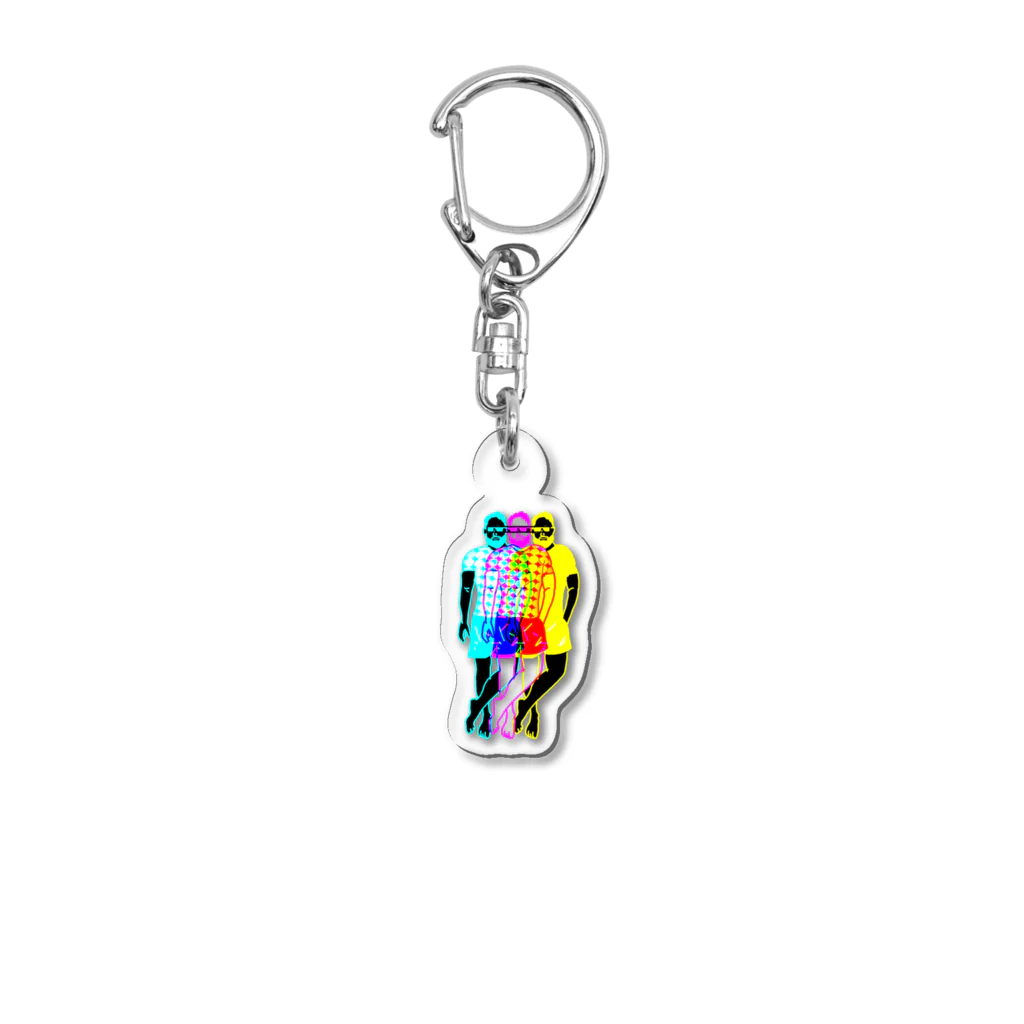 みけつのカラフル3男くん Acrylic Key Chain