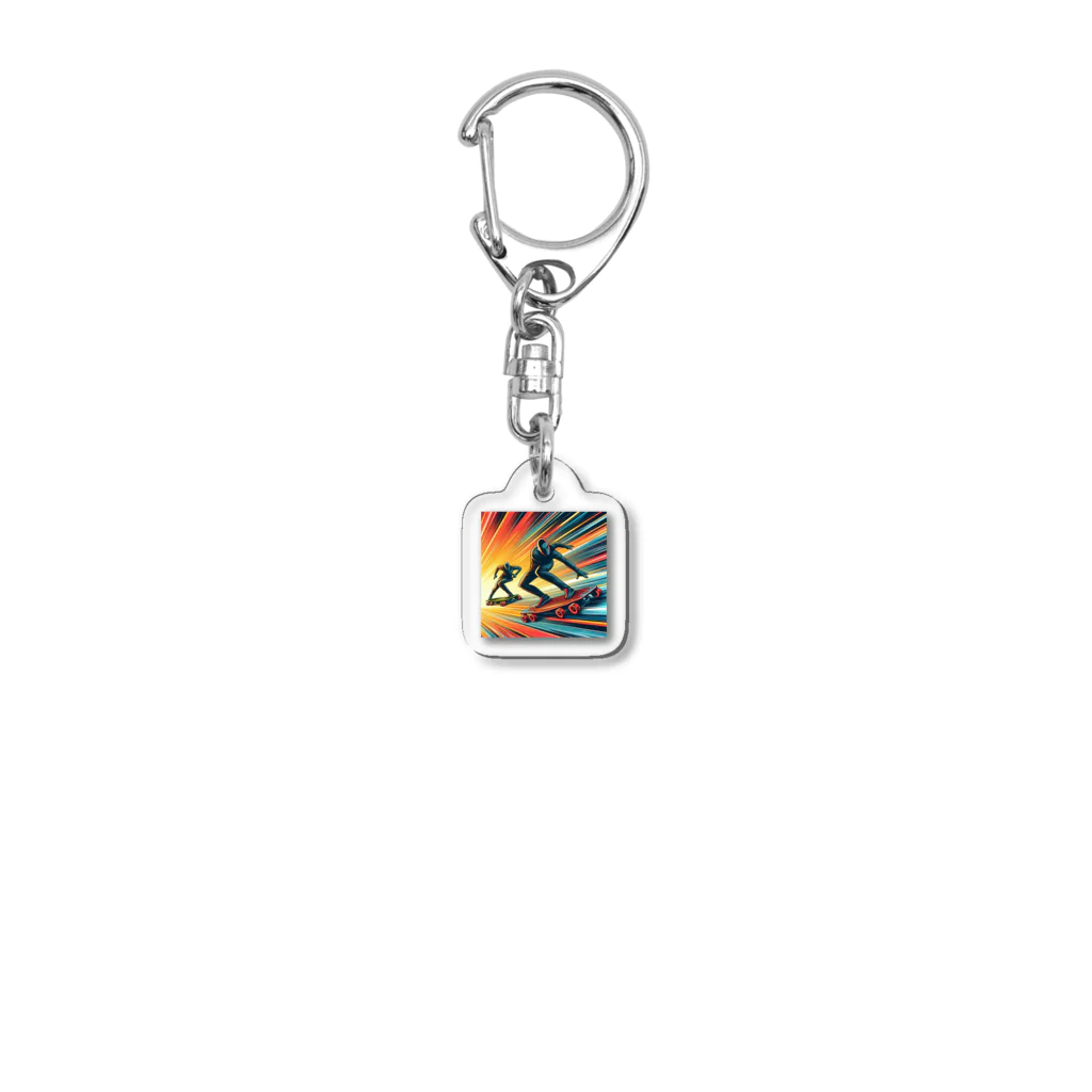 Okinawa-Gourmetのボードレース② Acrylic Key Chain