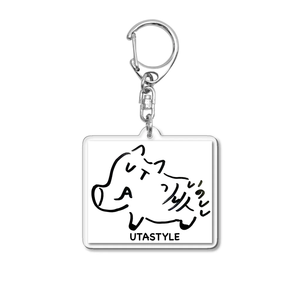 UTASTYLEの干支シリーズ【亥】 Acrylic Key Chain