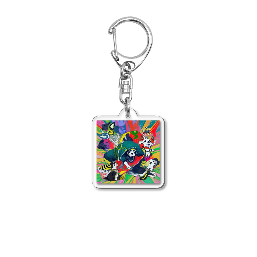 FoL_andのdogまん Acrylic Key Chain