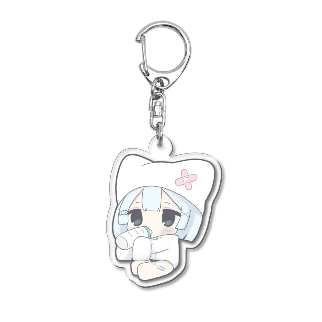 小猫丸ちゅるのみるくのむ Acrylic Key Chain