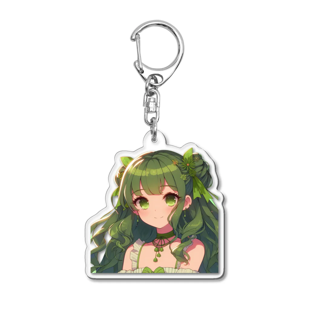 onakasuita_7のかわいい女の子 -Midori- Acrylic Key Chain