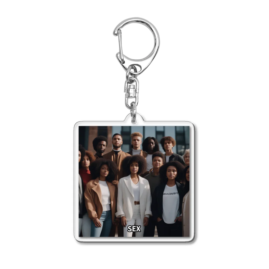 まゆのあかりのUNISEX Acrylic Key Chain