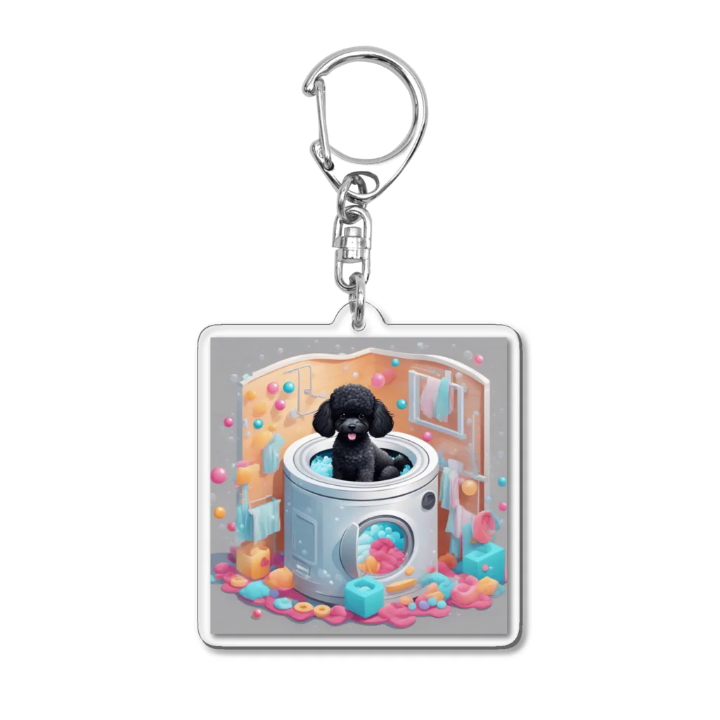 nuonuのおてんばトイプードル Acrylic Key Chain