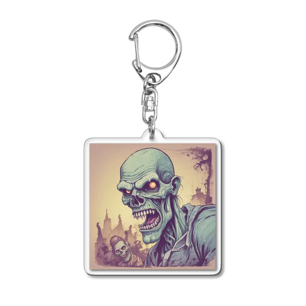 saitou1x4のホラー　ゾンビ１ Acrylic Key Chain