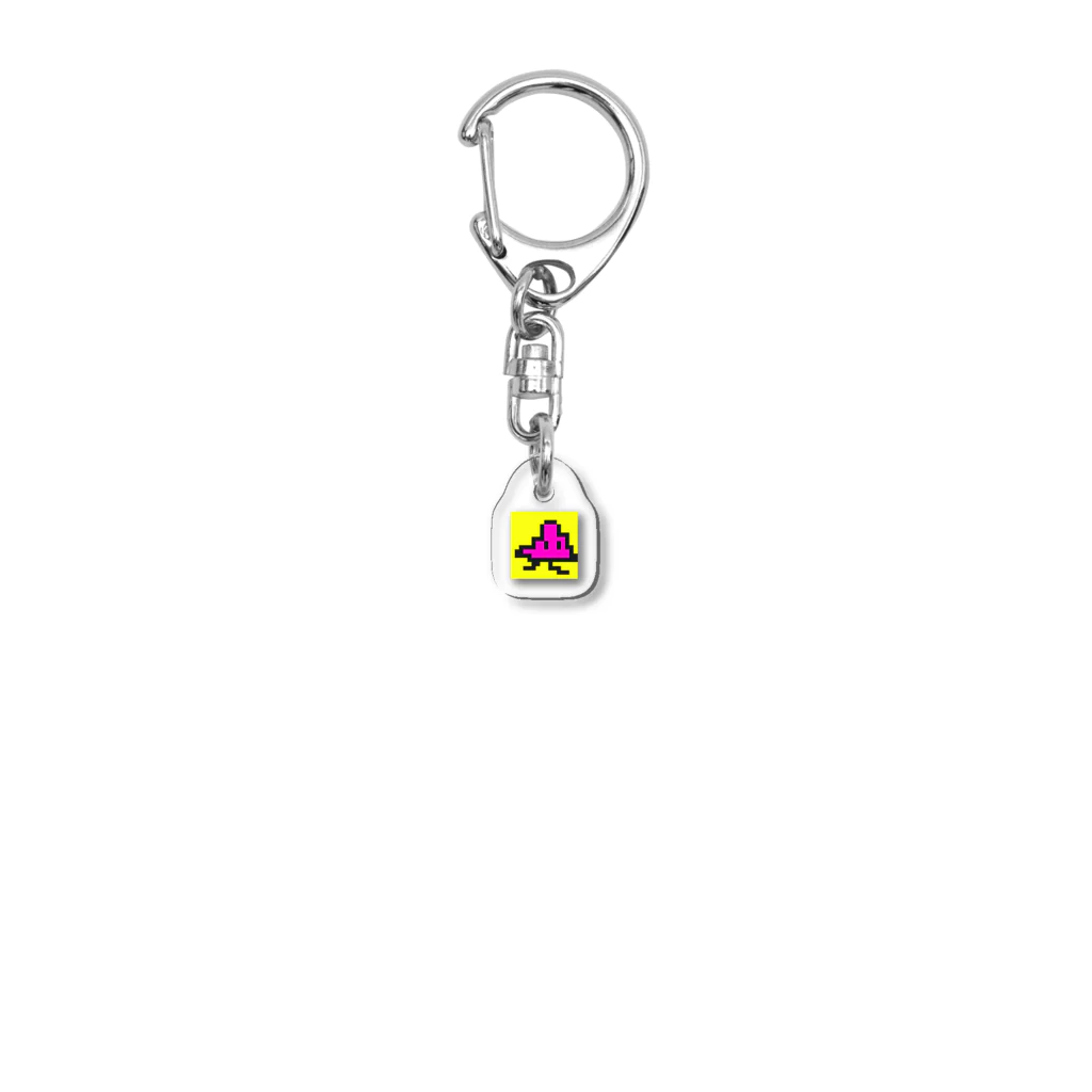 ChillTamasanのピンクの侵略者 Acrylic Key Chain