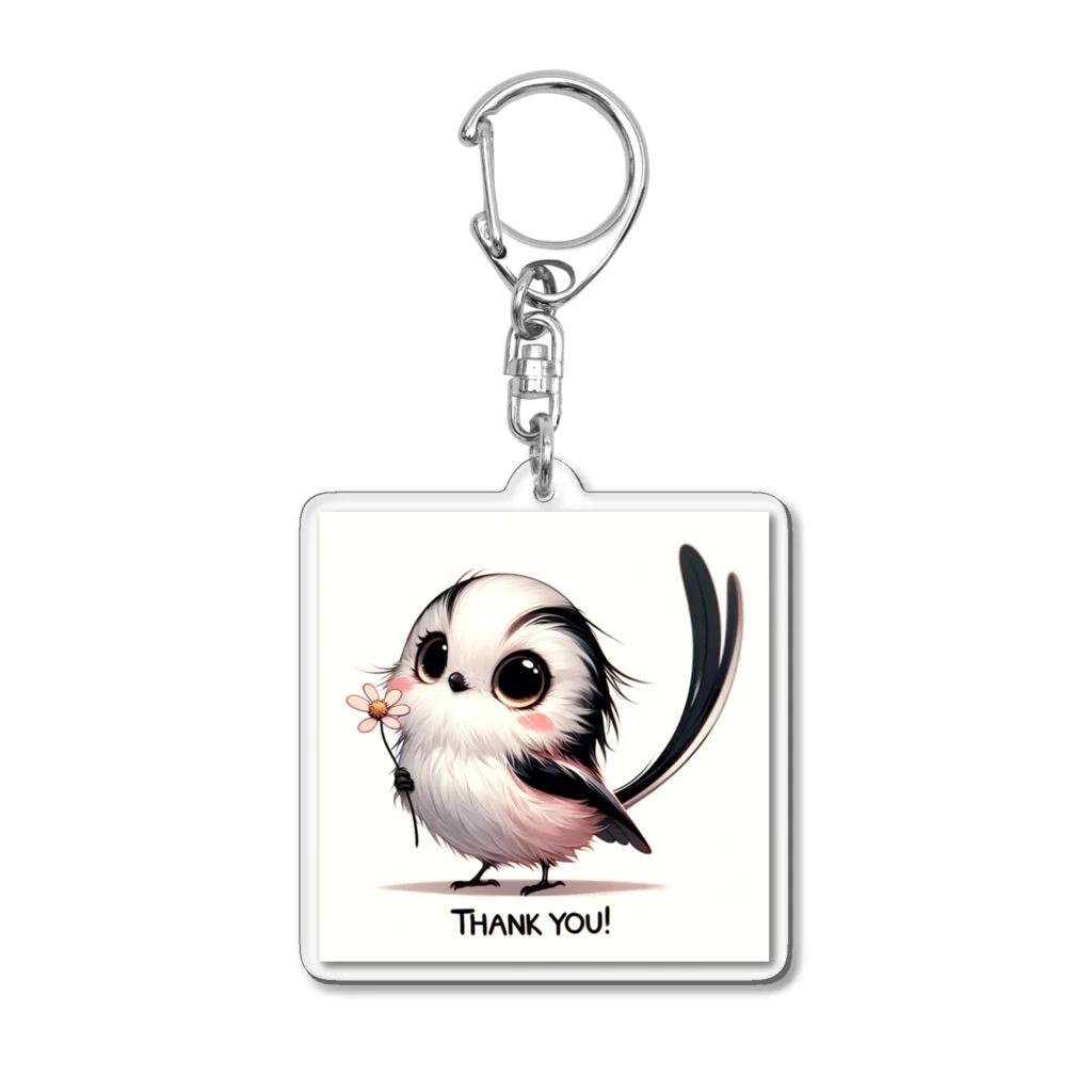 mimikkyu322のLong-tailed Tit  Acrylic Key Chain