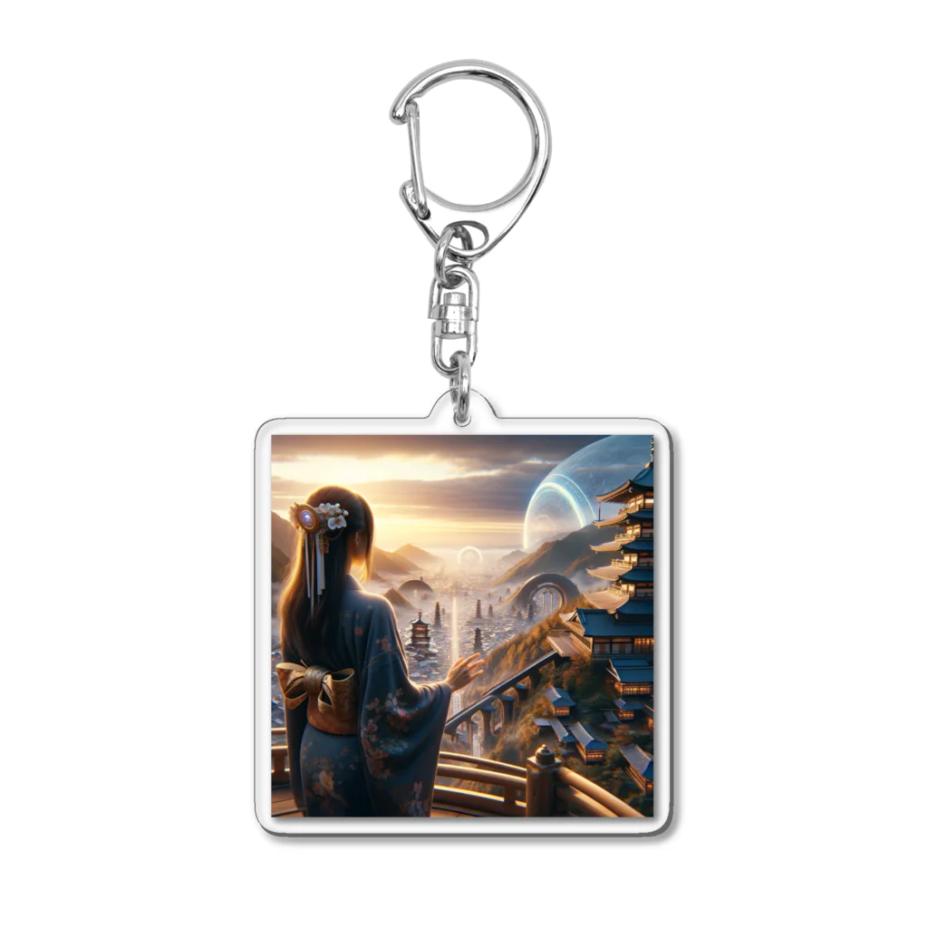 SOE-ironyの超進化した江戸２ Acrylic Key Chain