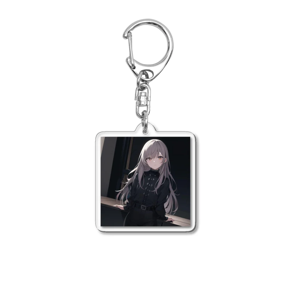 yamaショップのアッシュの美少女 Acrylic Key Chain