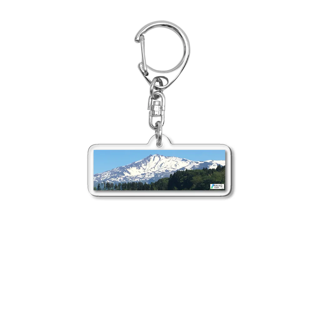 ReallyCoolMamoruの秋田鳥海山_AkitaChoukaisan Acrylic Key Chain