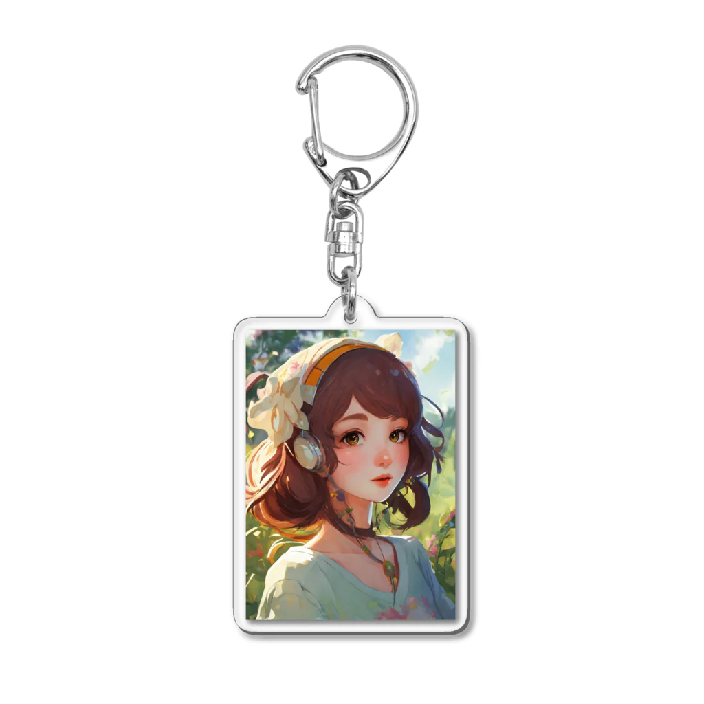 kam-kam0713のlofi girlNO.11 Acrylic Key Chain