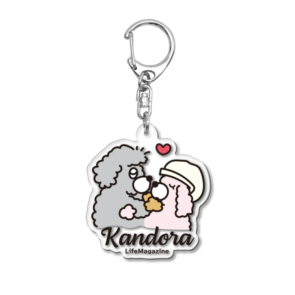 Bada&Hanul's Shopのバダくんとハヌルちゃんのキスシーン Acrylic Key Chain