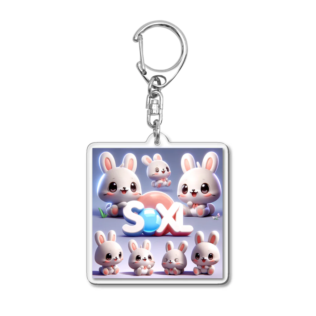 Bunny RingのSOXL Kabukura girls Acrylic Key Chain