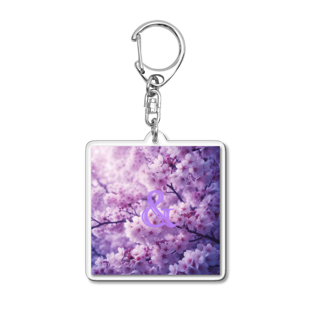 &PINEの桜 Acrylic Key Chain