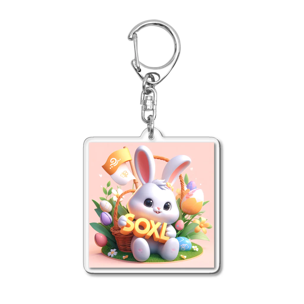 Bunny RingのSOXL Spring Acrylic Key Chain