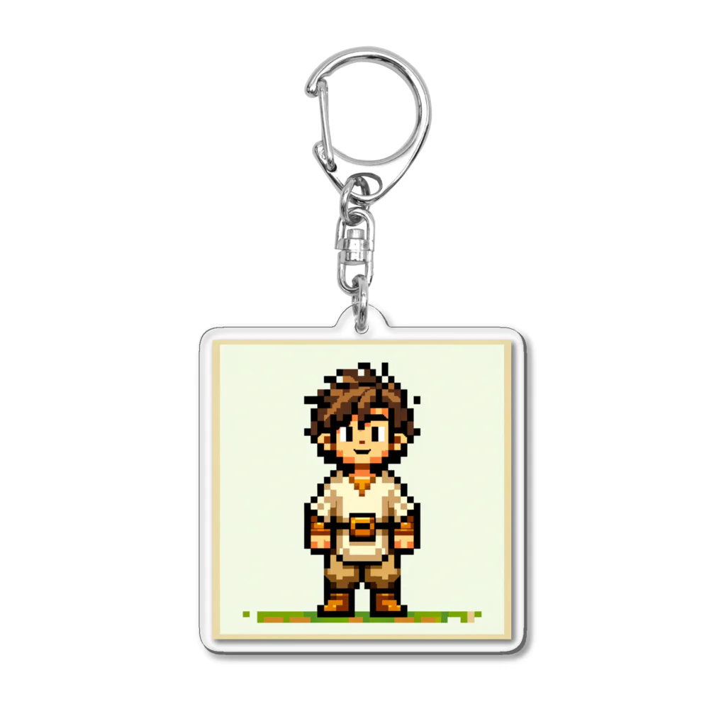 勇者@PixelArtの勇者Lv0 Acrylic Key Chain