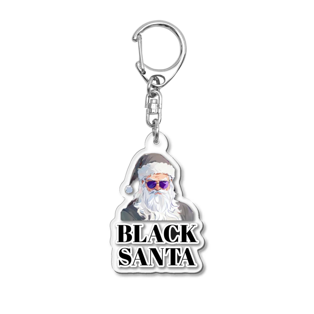 公式STUDIOGLOW inc.のSTUDIO GLOW singerブラックサンタ Acrylic Key Chain