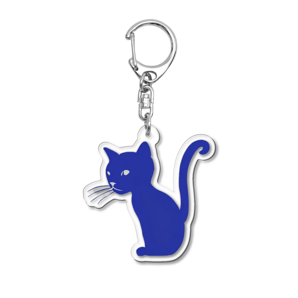 MEGROOVEのシルエットにゃん🐱 Acrylic Key Chain