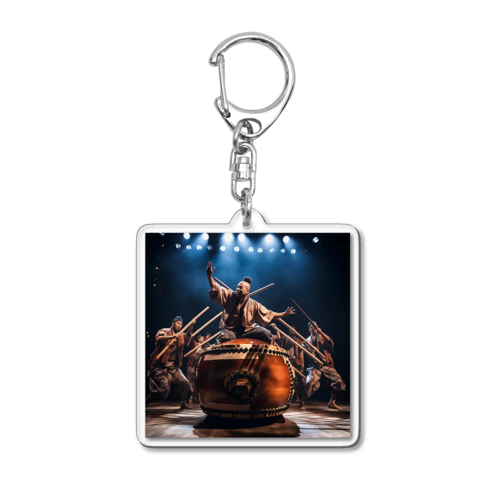 AQUAMETAVERSEの大太鼓の演奏　なでしこ1478 Acrylic Key Chain