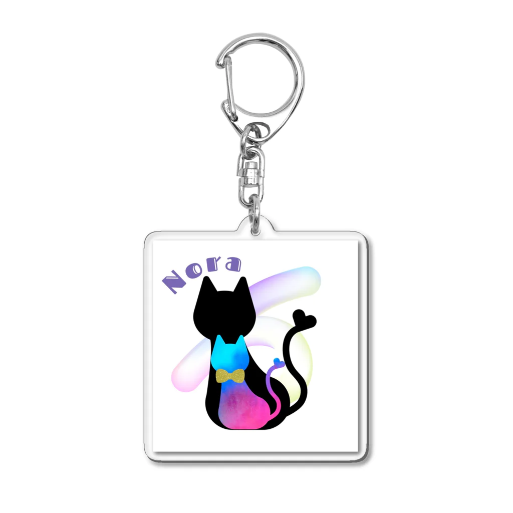 🔮𓏲𓎨♡✾NORA✾╰ᘏᗢ🔮のNORA猫🐈‍⬛🐾 Acrylic Key Chain