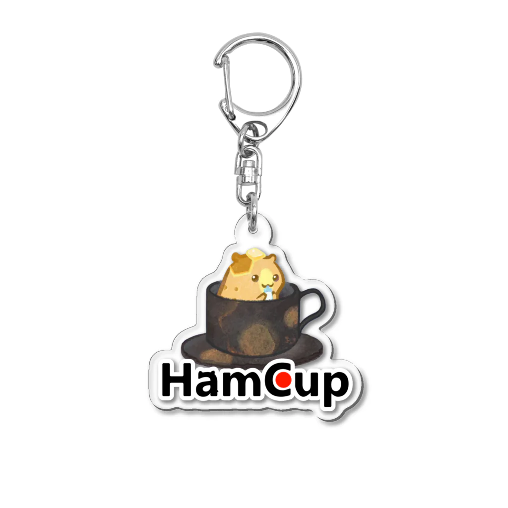 HamCup（ハムカップ）のHamCup公式はむすたーきーほるだー Acrylic Key Chain