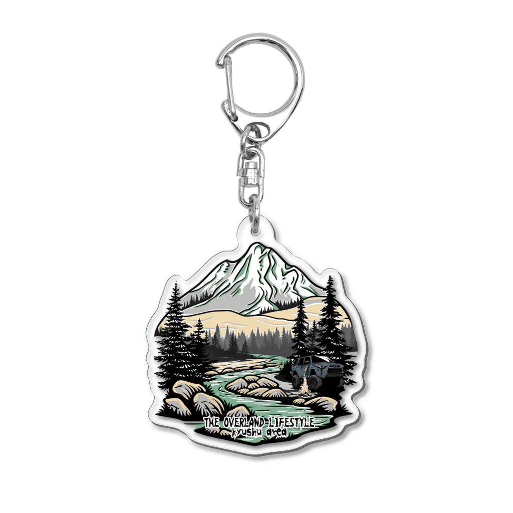 Over Life Designのthe overland lifestyle Acrylic Key Chain