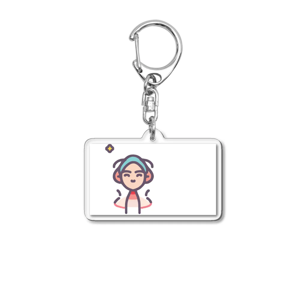 まるのオリジナルアイテム Acrylic Key Chain