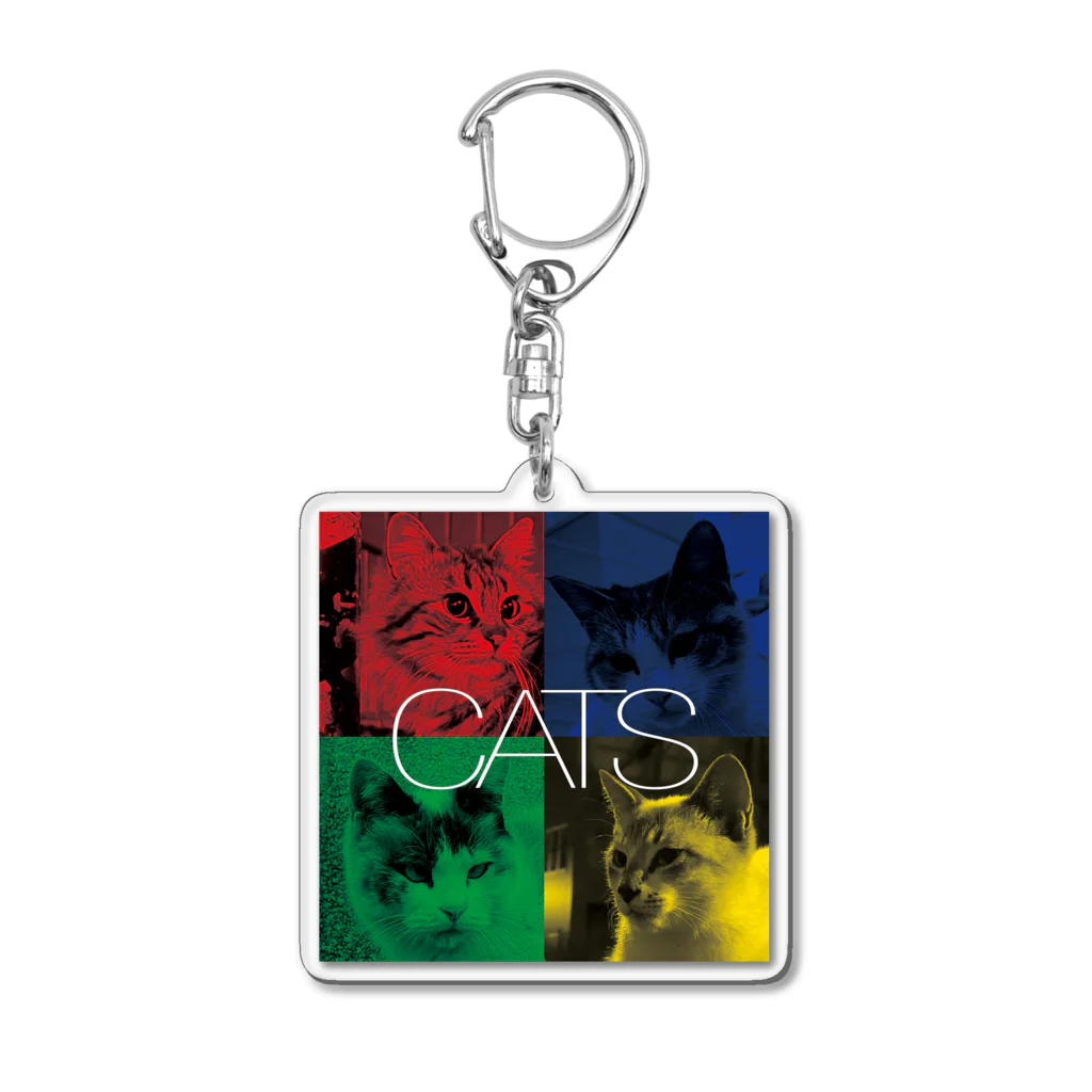 野良猫アーカイブのCATS アクリルキーホルダー