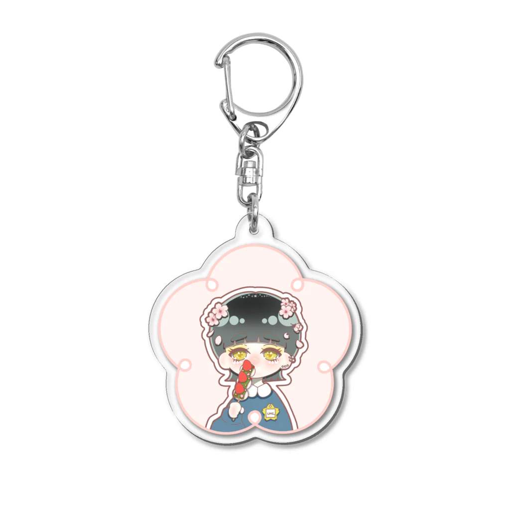 うみのお店屋さん。のさくらガール🌸 Acrylic Key Chain