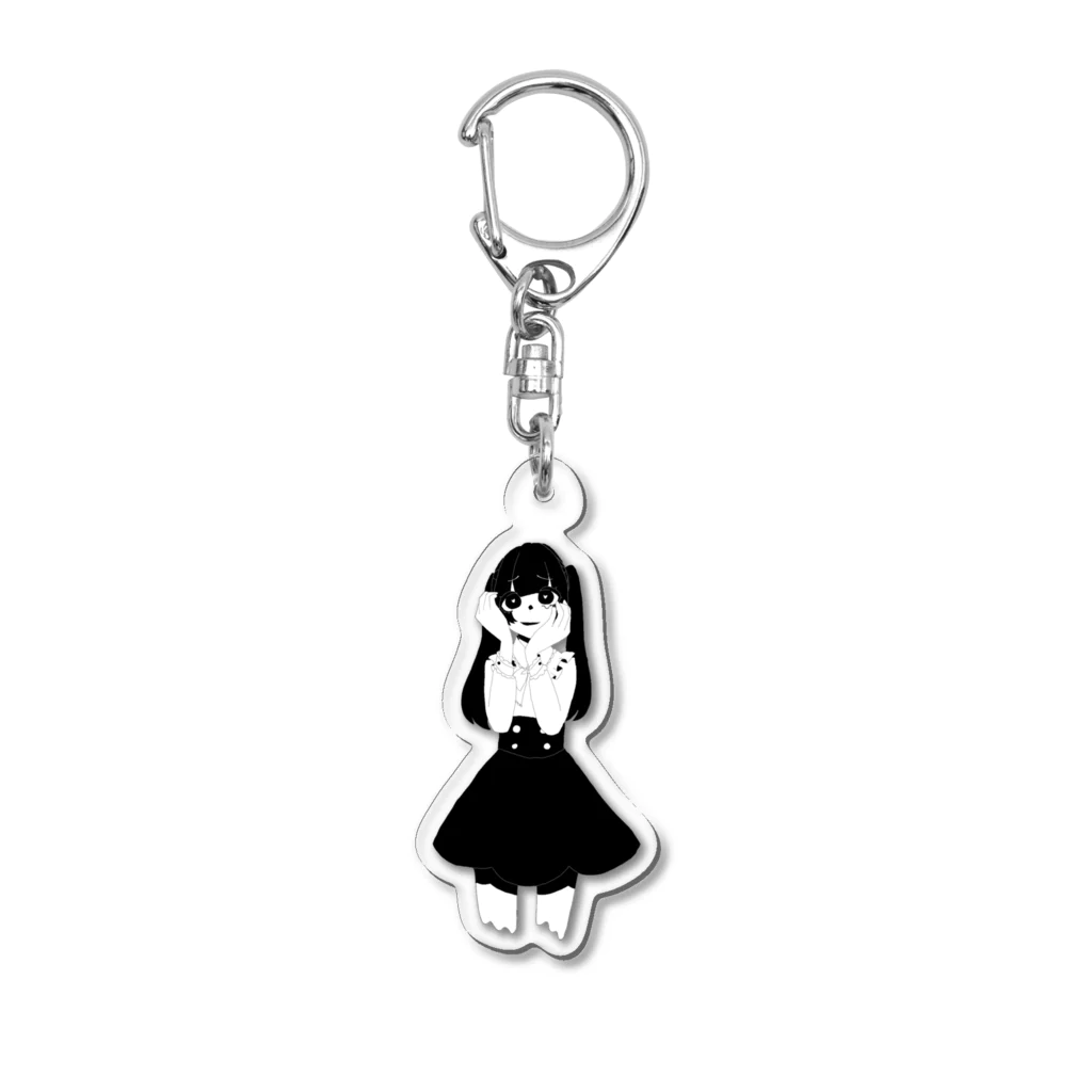 猫エリンギの不安定チャン Acrylic Key Chain