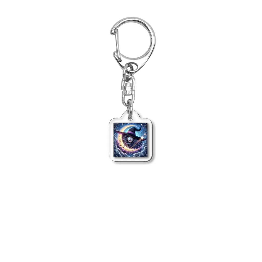 metallic-potetoの三日月 Acrylic Key Chain