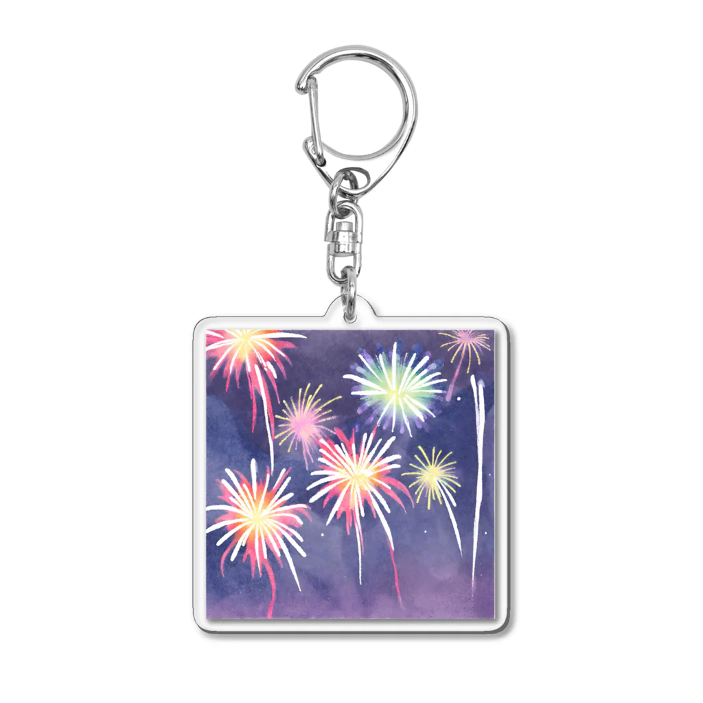 K-SHIKI_JapanesethingsのHANABI Acrylic Key Chain