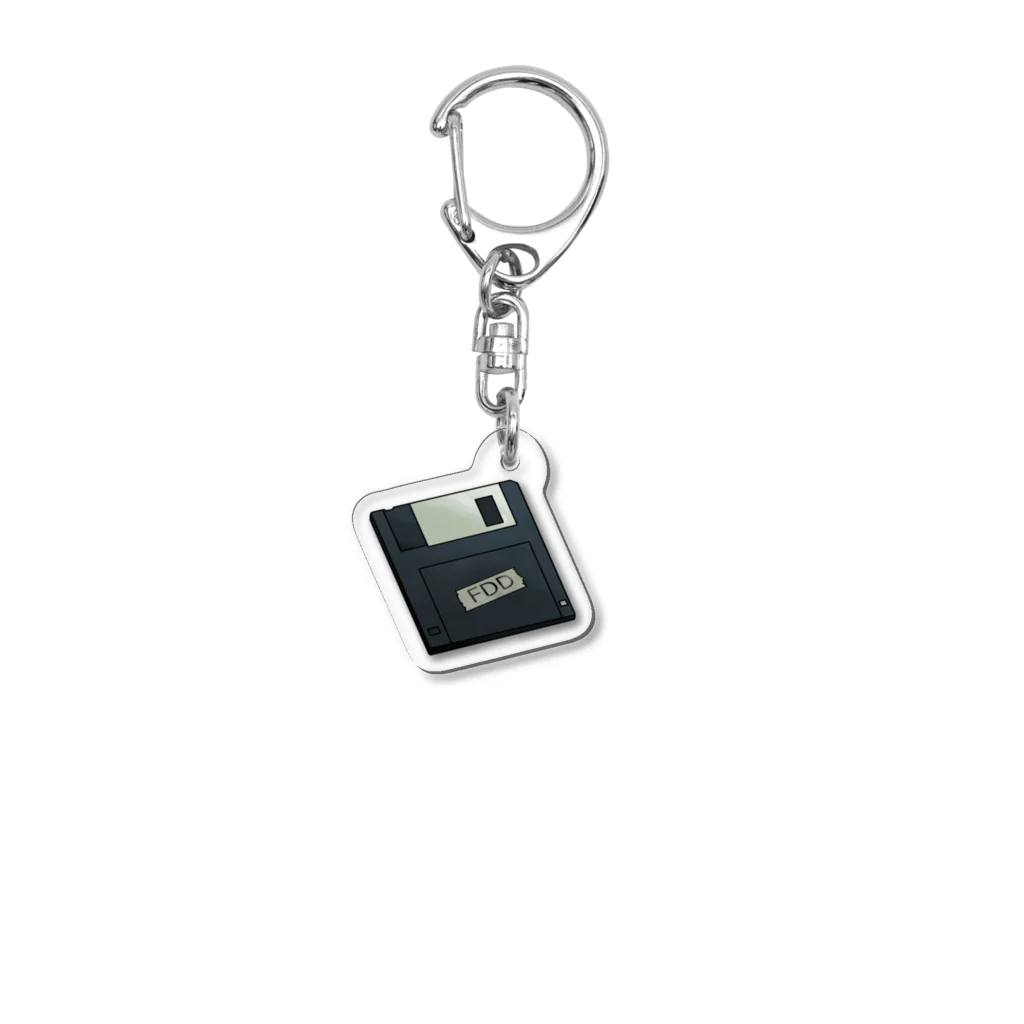 まろんのフロッピーディスクアクリルキーホルダー Acrylic Key Chain